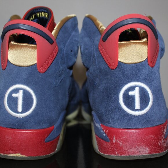 Vintage Air Jordan 6 DB Doernbecher Size 12 Blue Suede 2009 392789-401
